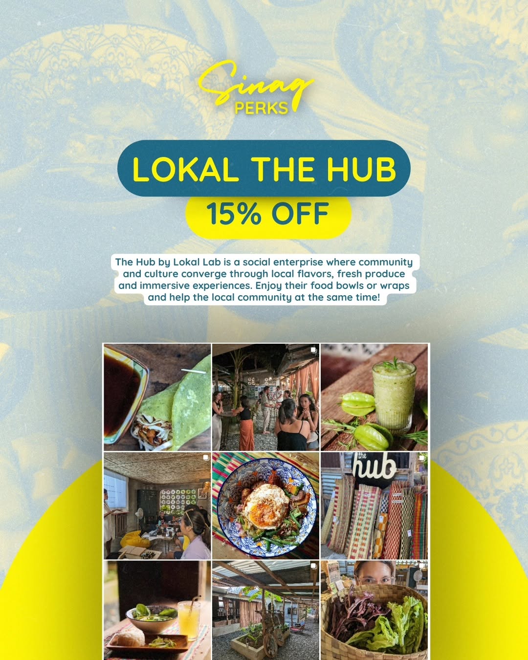 Social spaces at Sinag Hostel Siargao