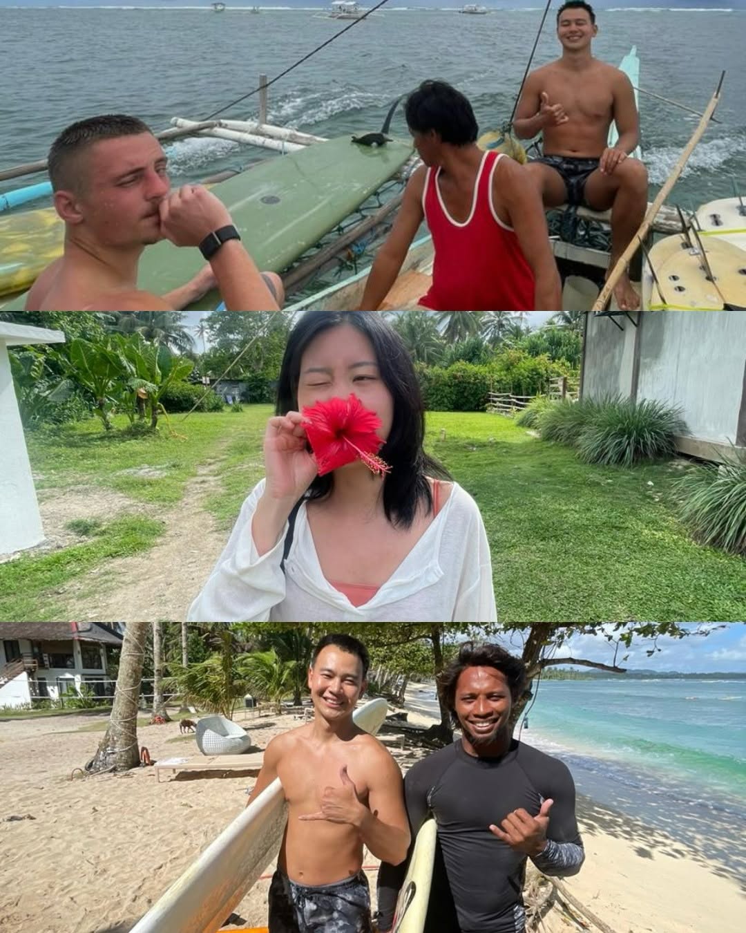 Island hopping from Sinag Hostel Siargao